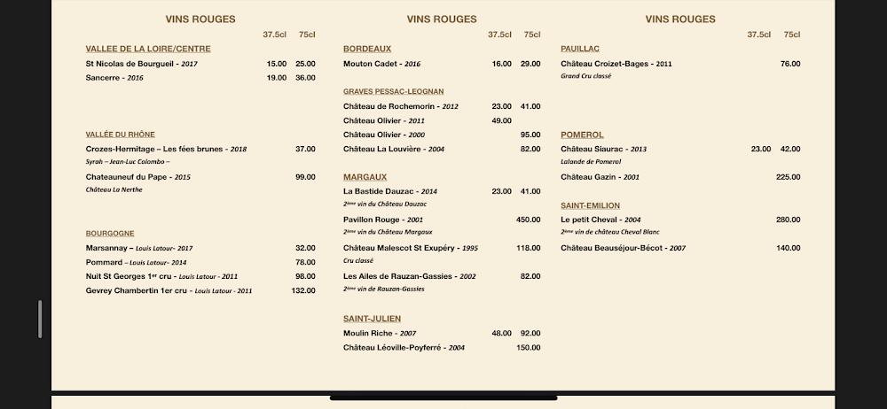 Siamin Restaurant Thaï - Menu Image 3